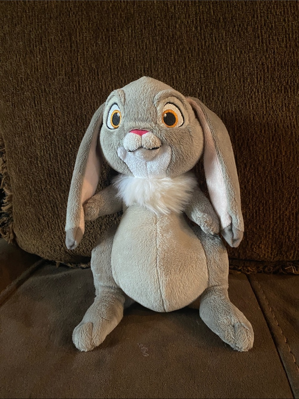 Disney Grey and White Clover From Sofia the First Plush Bunny Stuffed Animal